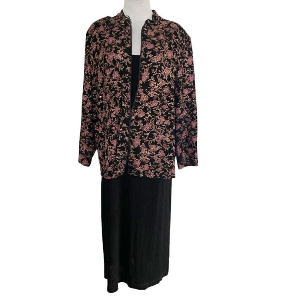 Alex Evenings Size 22W Dress Wedding Cocktail Party 2 Piece